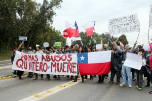 Protesta Quintero